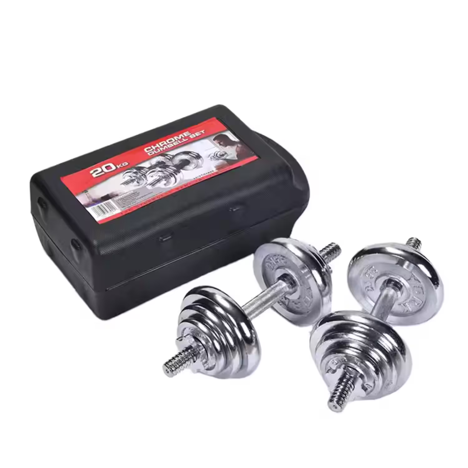 maletin de pesas regulables 20 kg + adaptador envio gratis