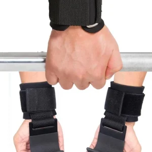 STRAPS PARA LEVANTAMIENTO DE PESAS CON SOPORTE POWERLIFTING GIMNASIO