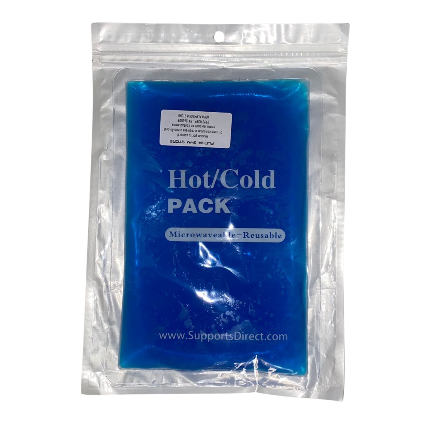 compresa de gel para lesiones frio calor