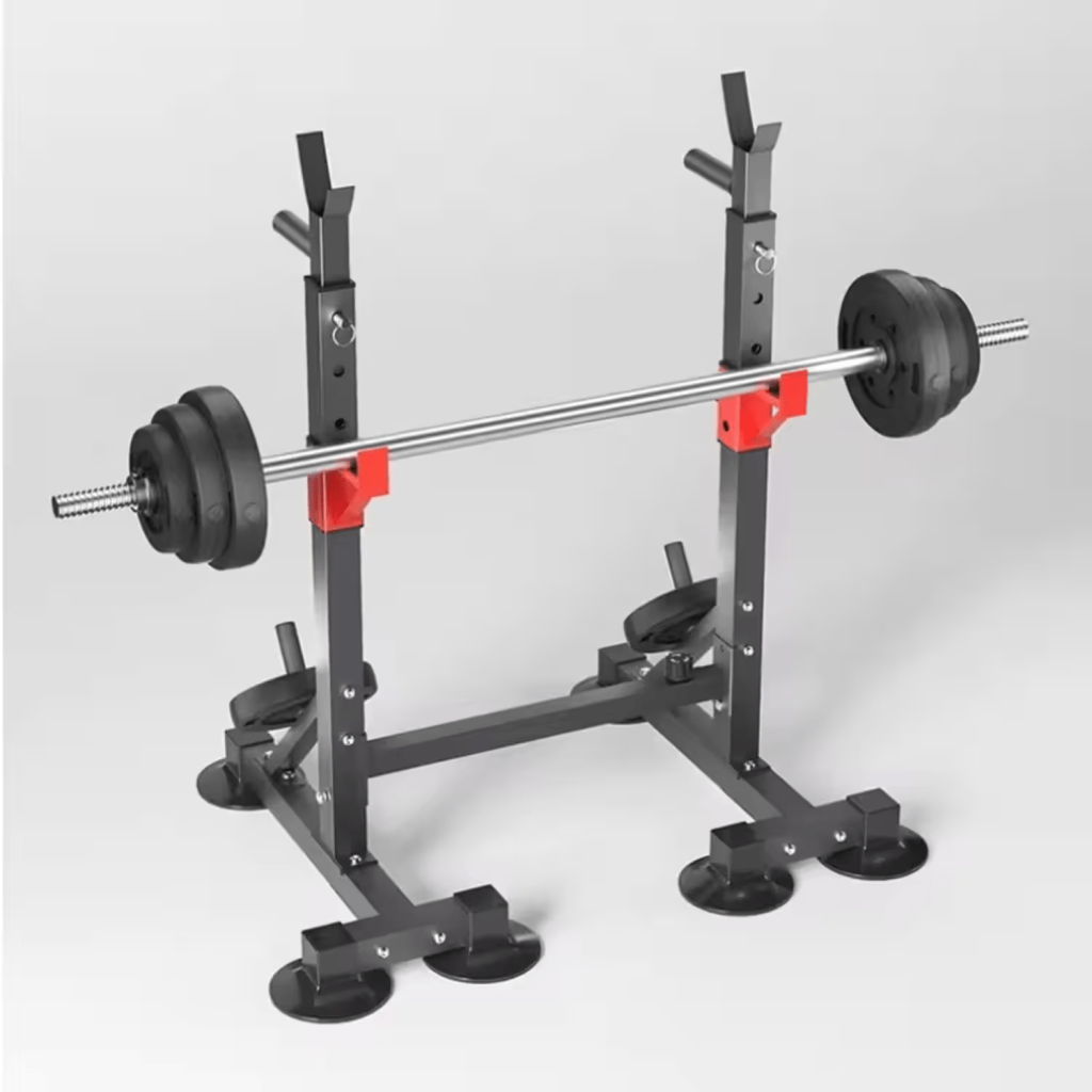 RACK DE SENTADILLAS SOPORTE PARA SQUATS PRO MULTIFUNCIONAL - ALPHA GYM ...