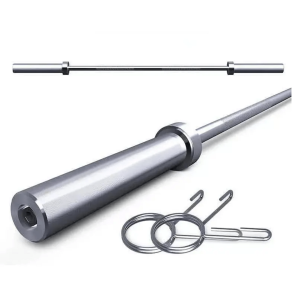 La barra de gimnasio olímpica recta, ideal para entrenamiento de profesional