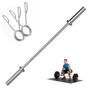 La barra de gimnasio olímpica recta, ideal para entrenamiento de profesional