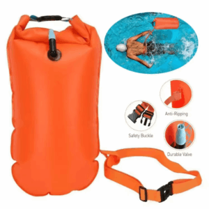 Boya Salvavidas Inflable para Natación y Entrenamiento | Alta Flotación + Correa Ajustable – Alpha Gym Store