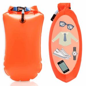 Boya Salvavidas Inflable para Natación y Entrenamiento | Alta Flotación + Correa Ajustable – Alpha Gym Store