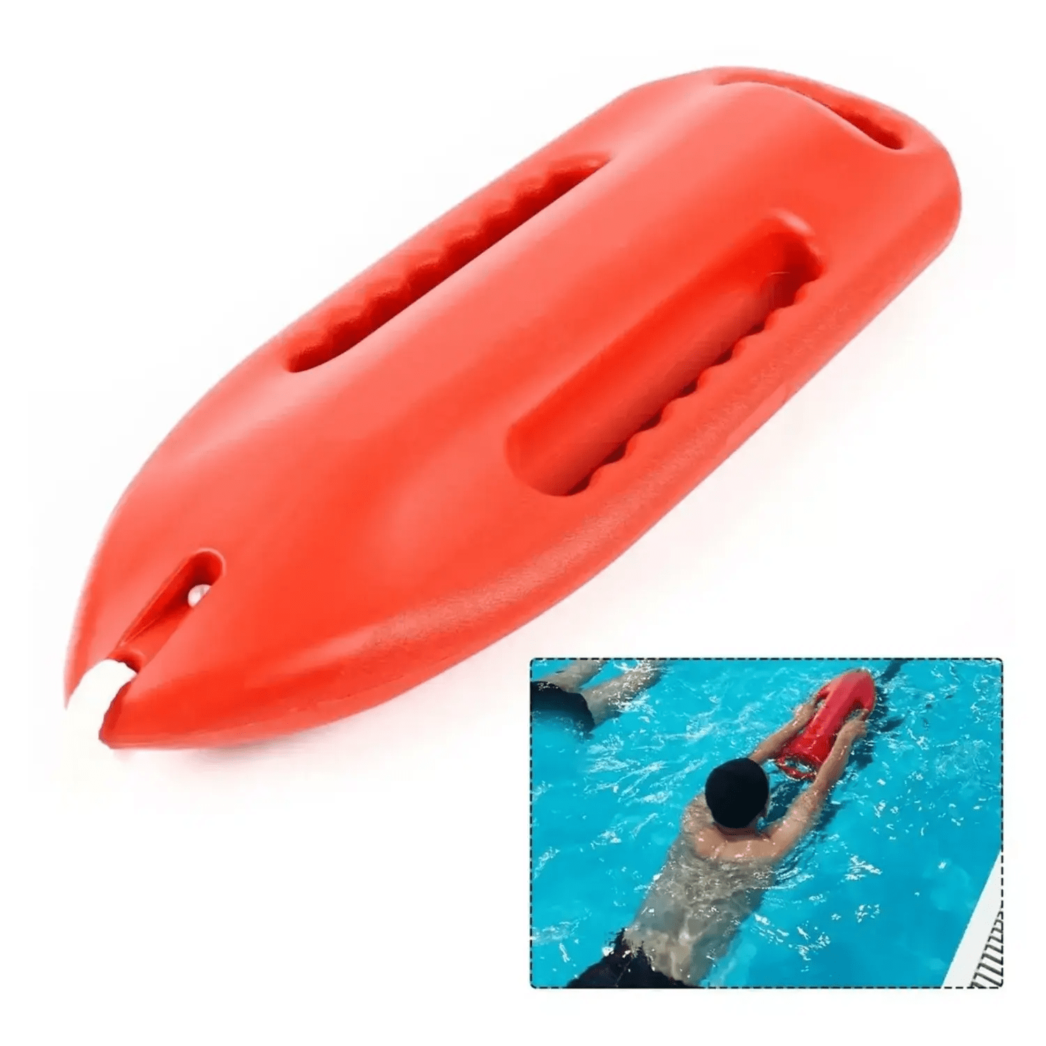 Boya de Rescate Profesional Salvavidas | Alta Flotabilidad + Cuerda de Seguridad | Alpha Gym Store