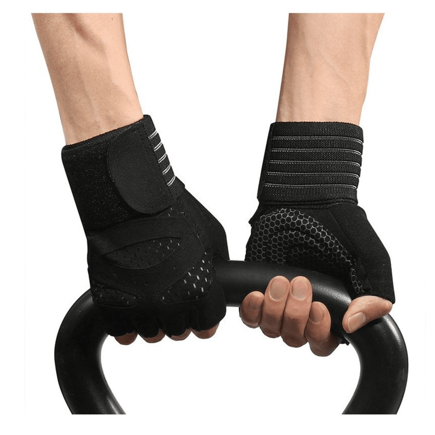 Guantes de gym con muñequera y agarre pro. Seguridad, confort y estilo para tu entrenamiento diario