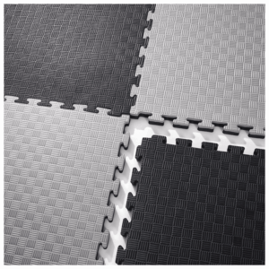 Pisos Tatami EVA PRO Pack 4 Piezas 4m² 2.5cm Plomo-Negro