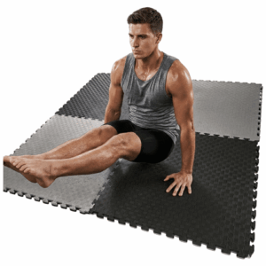 Pisos Tatami EVA PRO Pack 4 Piezas 4m² 2.5cm Plomo-Negro