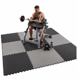 Pisos Tatami EVA PRO Pack 9 Piezas 9m² 2.5cm Plomo-Negro