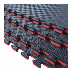Pisos Tatami EVA PRO Pack 4 Piezas 4m² 2.5cm Rojo-Negro