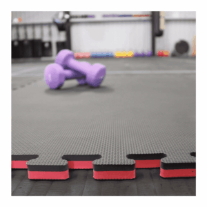 Pisos Tatami EVA PRO Pack 4 Piezas 4m² 2.5cm Rojo-Negro
