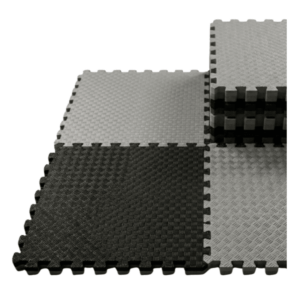 Piso Tatami EVA PRO 1m² 2.5cm Plomo-Negro