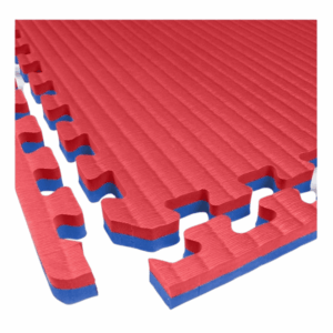 Piso Tatami EVA PRO 1m² 2.5cm Azul-Rojo