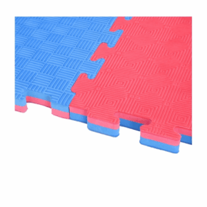 Piso Tatami EVA PRO 1m² 2.5cm Azul-Rojo