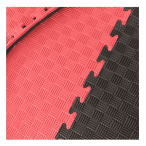 Piso Tatami EVA PRO 1m² 2.5cm Rojo-Negro