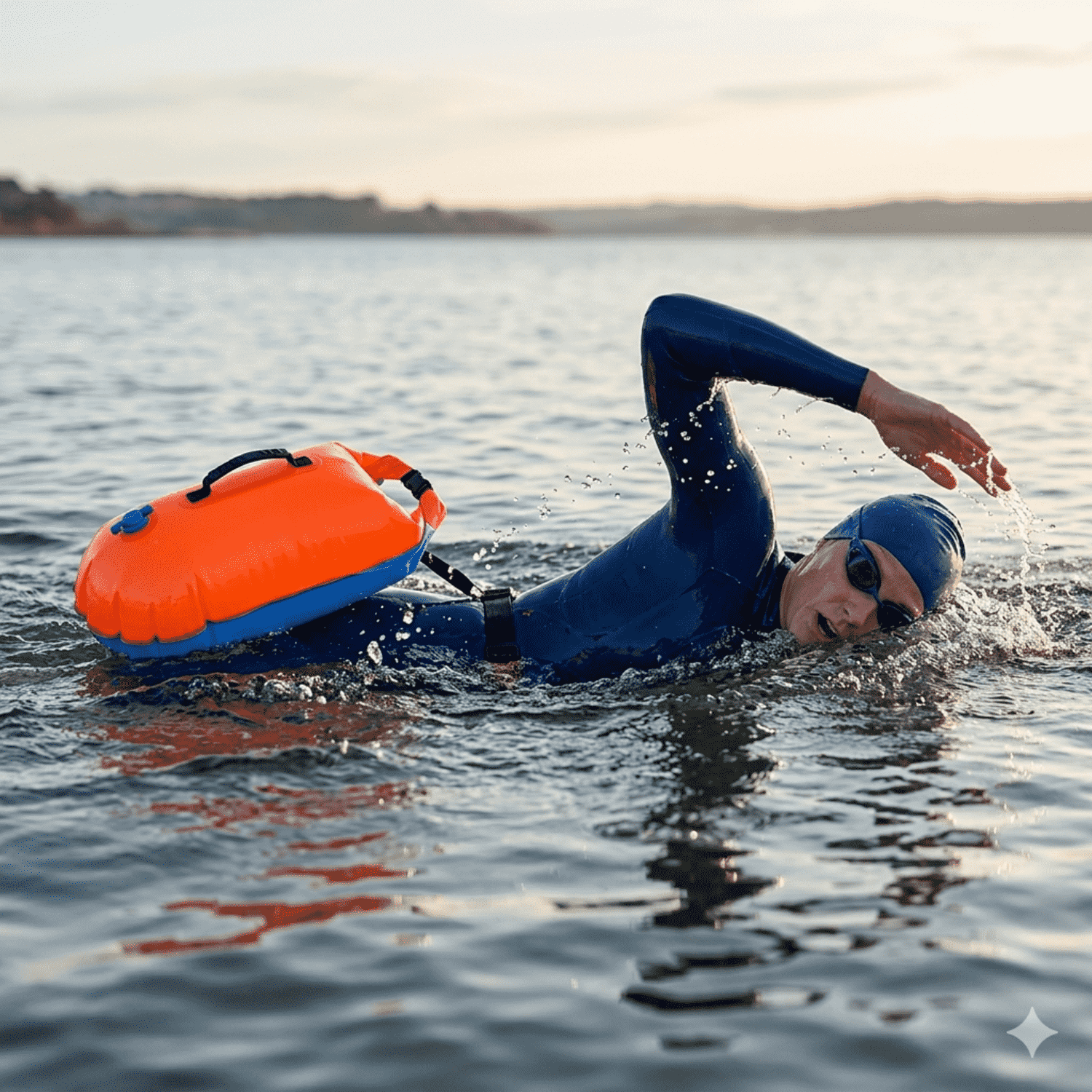 Boya para natación impermeable PVC porta accesorios Winner