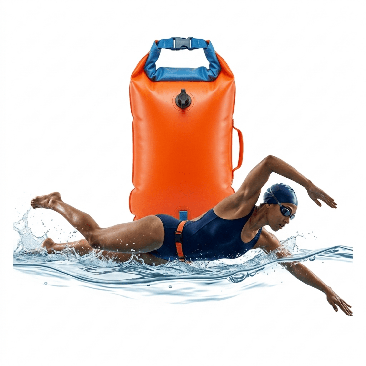 Boya para natación impermeable PVC porta accesorios Winner