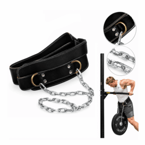 CINTURÓN LASTRADO PARA CALISTENIA Y DOMINADAS CON CADENA DE ACERO