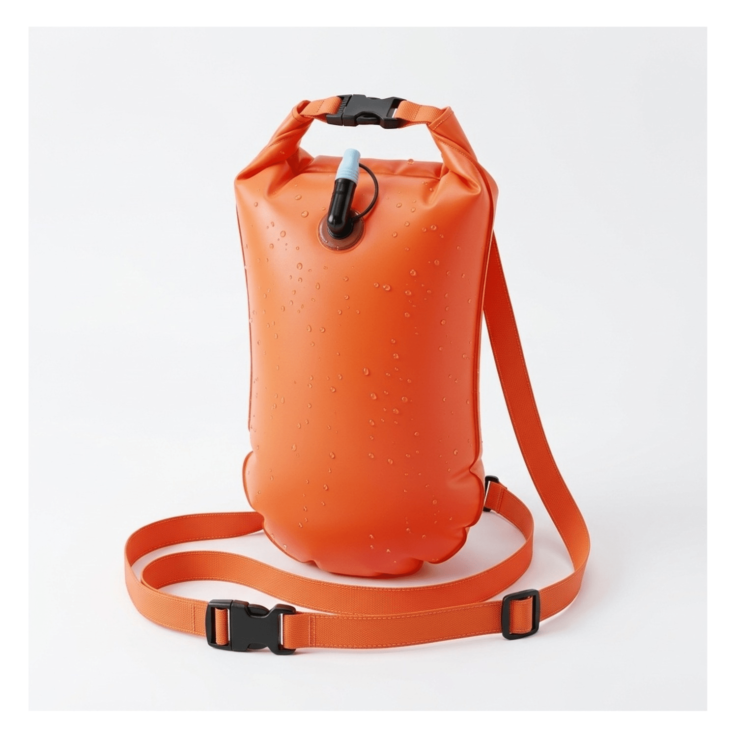 MOCHILA BOYA IMPERMEABLE BOLSA SECA SALVAVIDAS CON CORREAS PARA NATACIÓN DE AVENTURA Y KAYAK - Imagen 5