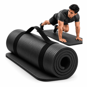 MAT DE YOGA PROFESIONAL 15 MM ANTIDESLIZANTE CON CORREA MÁXIMA COMODIDAD PARA YOGA Y PILATES