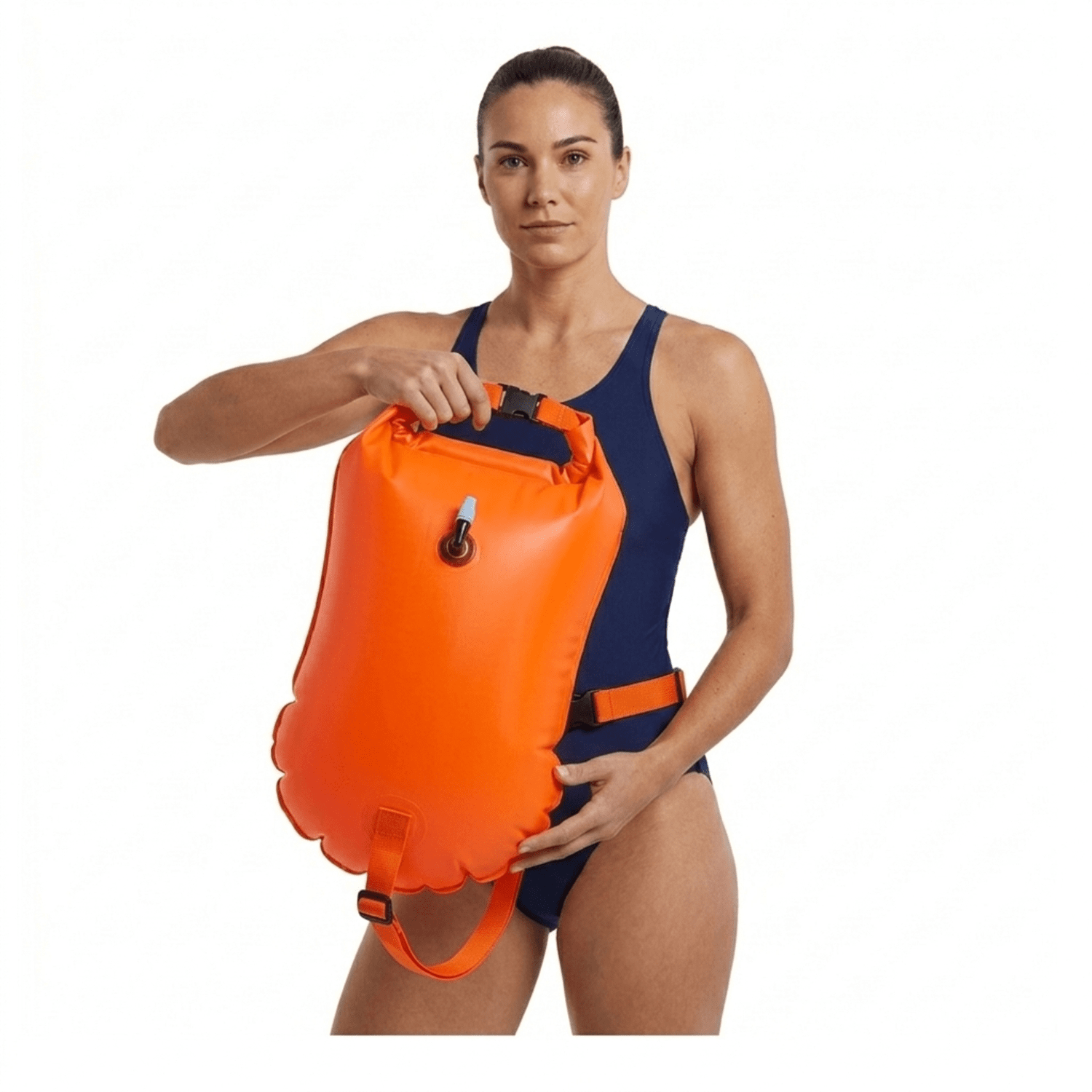MOCHILA BOYA IMPERMEABLE BOLSA SECA SALVAVIDAS CON CORREAS PARA NATACIÓN DE AVENTURA Y KAYAK